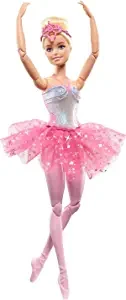 УЦІНКА (Прим'ята коробка) Barbie барбі дримтопія балерину Dreamtopia Twinkle Lights Posable Ballerina HLC25