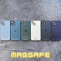 Скляний чохол AG Glass Matte Case з MagSafe на iPhone 14