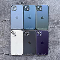 Стеклянный чехол AG Glass Matte Case на iPhone 14 Plus