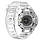 Прозорий розумний годинник Uwatch DT5 Compass White. Сенсорний наручний смартгодинник, фото 4