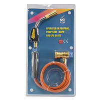 Пальник газовий ручний RTM 1S660 (під МАПП газ, з п'єзорозпалом і шлангом)