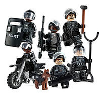 Фігурки чорна пантера SWAT армія воєнний КОРД BrickArms, для Lego-ліго