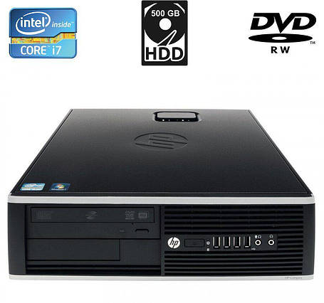 Комп'ютер HP Compaq 8200 Elite SFF/ Core i7-2600/ 4 GB RAM/ 500 GB HDD/ HD 2000, фото 1
