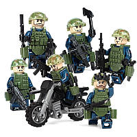 Фігурки SWAT спецназ SAS солдати військовослужбовці, для Lego-ліго