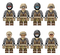 Фігурки SWAT-мегалева військова КОРД BrickArms, для Lego-лого