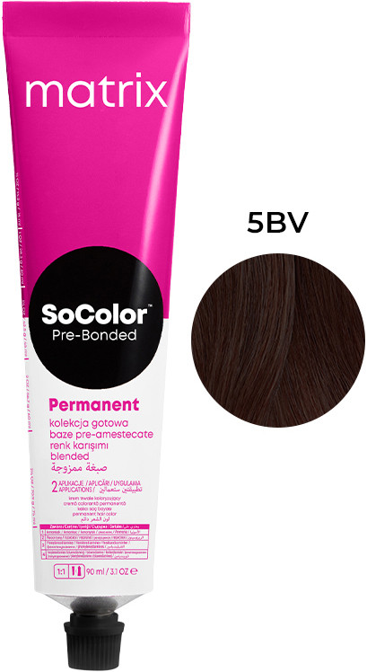 Крем-фарба для волосся PRE Bonded SOCOLOR.beauty тон 5BV, 90 мл Matrix