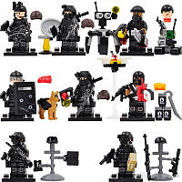 Фігурки спецназ солдати військовослужбовці SWAT BrickArms для Lego-лого