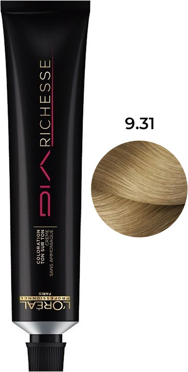 L'Oréal Pro Coloração Dia Richesse - 9.31 - 50Ml » Tintas »