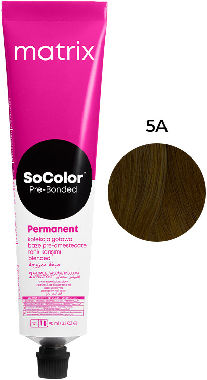 Крем-фарба для волосся PRE Bonded Socolor.beauty 5A Matrix, 90 мл