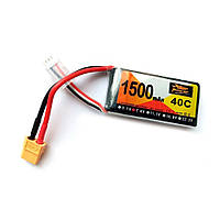 Аккумулятор ZOP Power Li-Po 2s 7.4v 1500 mAh 40C коннектор XT60