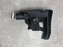 Приклад телескопічний для АКСУ-74 / АКС-74 з антабкою чорний