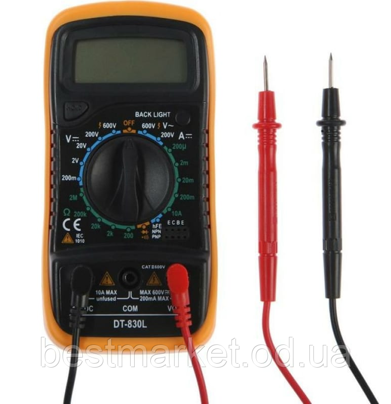 Мультиметр Тестер Цифровий DT-830L