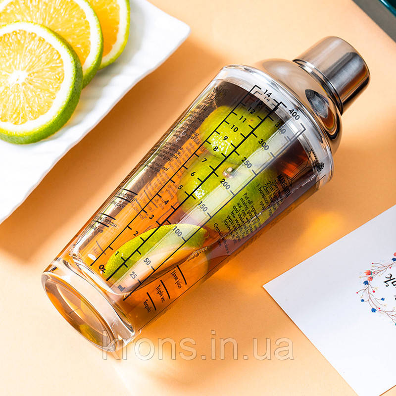 Шейкер Youchen MC-TJ400 для коктейлів 400 мл, фото 1