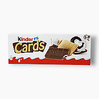 Вафельне печиво KINDER cards з молочно-шоколадним кремом 5x25,6г