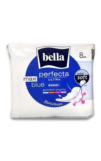 Прокладки жіночі гігієнічні Bella Perfecta Ultra Maxi Blue 8 шт (5900516305956)