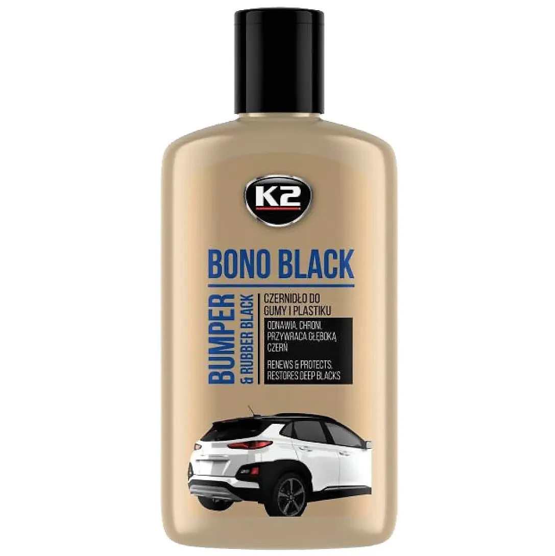 ПОЛІРОЛЬ ДЛЯ ЧОРНОГО ПЛАСТИКУ BONO BLACK K2 (250 мл)