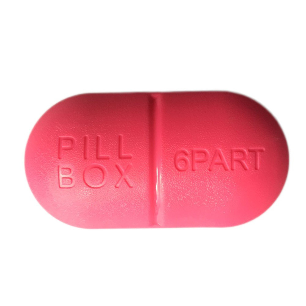 Карманная таблетница органайзер для таблеток форме пилюли на 6 ячеек - фото 9 - id-p1893285421