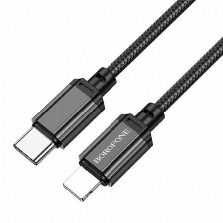 Кабель Lightning 1.0 m Borofone BX87 20W (BX87LPB) чорний (коробка)