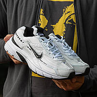 Кроссовки мужские Nike Initiator White/Silver, Найк Инициатор кожа, текстиль. код IN-1381 42-26.5 см