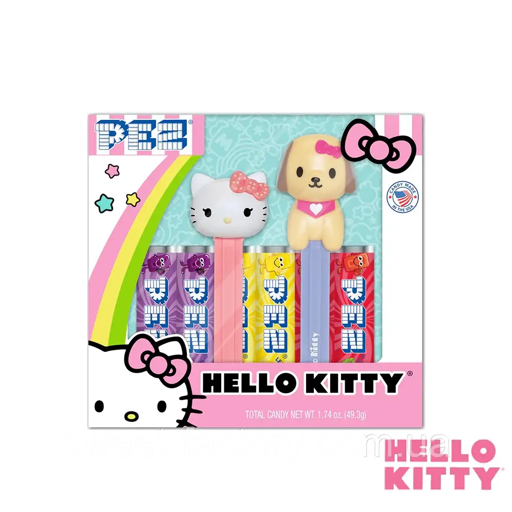 Pez Hello Kitty Gift Set (Hello Kitty & Hello Kitty Puppy) 49g
