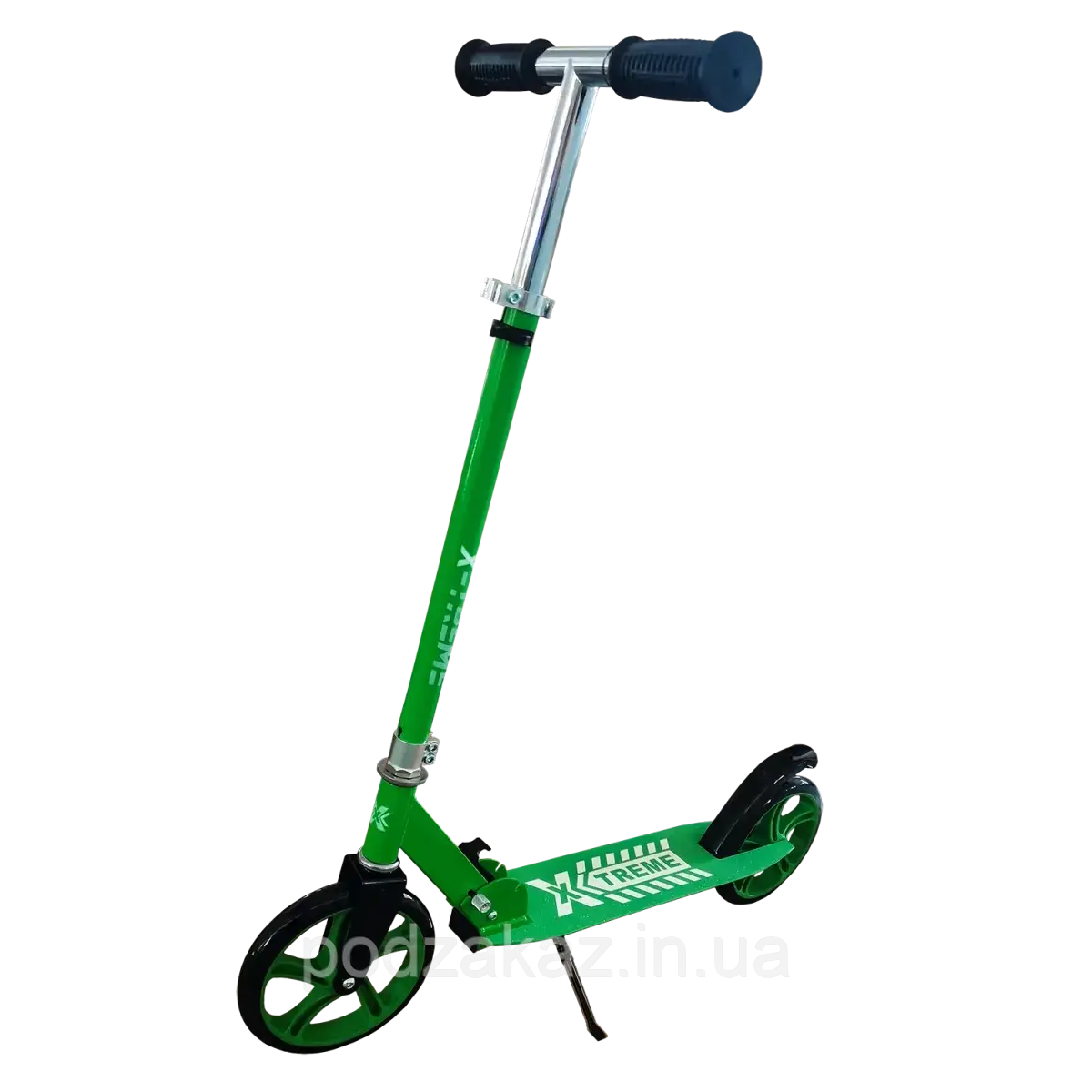 Підлітковий самокат X-TREME AS-2009S зелений HLZ, фото 1
