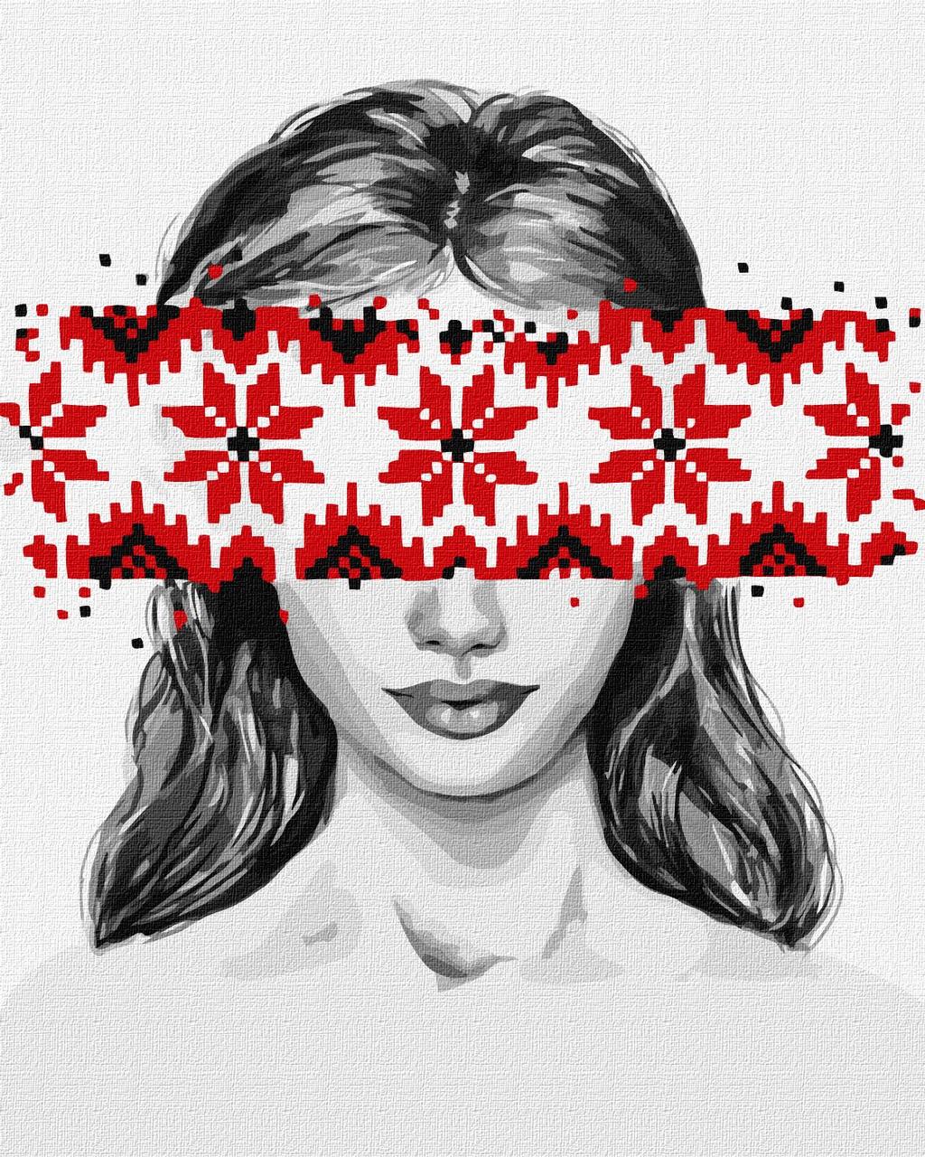 Картина за номерами 40×50 см Надійний захист. Мама з немовлям Ідейка КНО2561