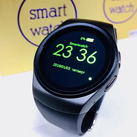 Часы Smart watch Kingwear KW18 черные | Фитнес трекер | Умные часы