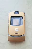 Корпус Motorola Razr V3 (AAA)(Gold) без клавиатуры