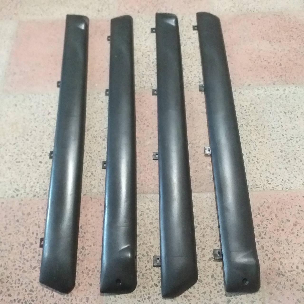 Накладка дверей ВАЗ-2106 комплект 4 шт./1уп 6202032-33 6102032-33 Чорний (KG-10076), фото 1