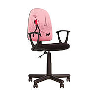 Дитяче комп'ютерне крісло з підлокітниками з регулюванням висоти та кута нахилу спинки FALCON GTP