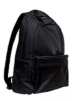 Стильний чоловічий чорний рюкзак для подорожей та навчання з відділенням під ноутбук із тканини оксфорд