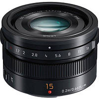 Об'єктив Panasonic Leica DG Summilux 15 mm f/1.7 ASPH. Black (H-X015E9-K)