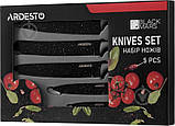 Набір ножів AR2105BR Black Mars 5 предметів Ardesto, фото 7