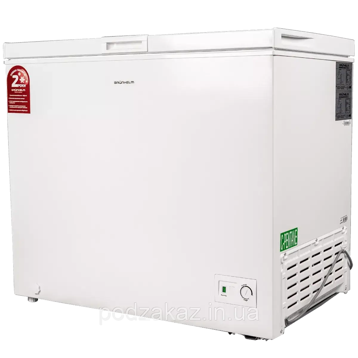 Grunhelm GCFW-251 Морозильна скриня HLZ, фото 1