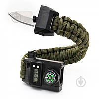 Часы тактические Band с компасом 6 в 1 BESTA army green (NULL) 2407