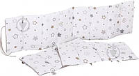 Защита на детскую кровать Little stars beige\grey 3 части Baby Veres бежевый 301.18 2407