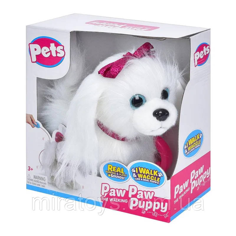 Інтерактивне цуценя Лапуля на поводку Pets, MP 2312