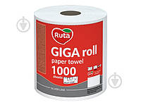 Бумажные полотенца Ruta Giga Roll 1000 отрывов двухслойная 1 шт. ОСТАТОК! КОЛИЧЕСТВО УТОЧНЯЙТЕ 2407