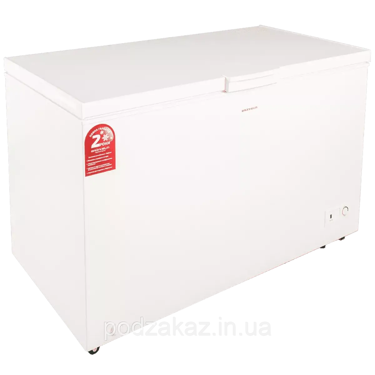 Морозильна скриня GRUNHELM GCFW-380 HLZ, фото 1