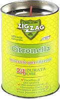 Свеча Zig Zag Citronella Indoor 100 г ОСТАТОК! КОЛИЧЕСТВО УТОЧНЯЙТЕ 2407