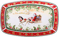 Блюдо декоративное Christmas Collection 30x19 см Lefard ОСТАТОК! КОЛИЧЕСТВО УТОЧНЯЙТЕ 2407