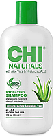 Мягкий шампунь для всех типов волос CHI Naturals With Aloe Vera Hydrating Shampoo 355мл (633911847015)