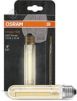 Лампа светодиодная Osram FIL Tubular Gold Т30 2,8 Вт E27 2400 К 220 В желтая 4058075808171 2407