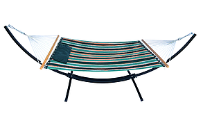 Двомісний гамак з планкою і каркасом Siesta XXL 200х150 WCG