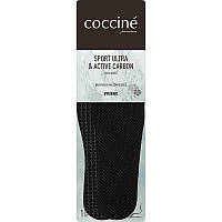 Стельки с активированным углем Coccine Sport & Ultra With Active Carbon, Черный, 36