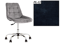 Кресло офисное Nicole GTS прошивка SQR крестовина CHR61 экокожа Еco-07 (Новый Стиль ТМ) ткань Palladium PL-12