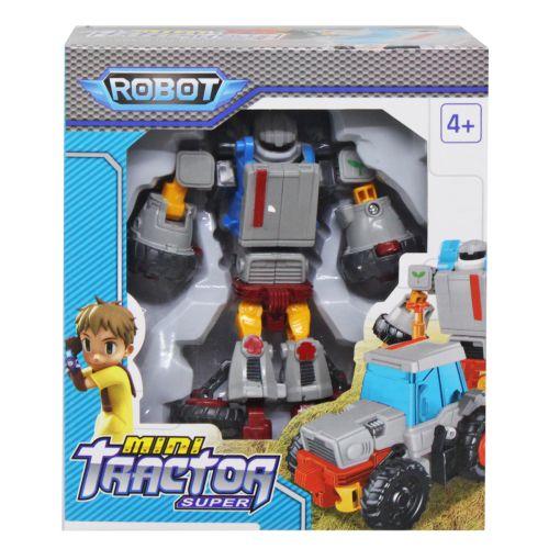 Трансформер`Робот-трактор`(сірий)  (MiC)