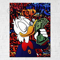 Постер The Smell Of Money 50x65 см Brushme 2407