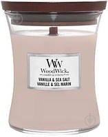 Свеча ароматическая Woodwick Medium Vanilla Sea Salt 275 г ОСТАТОК! КОЛИЧЕСТВО УТОЧНЯЙТЕ 2407