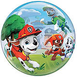 Щенячий патруль RAW PATROL BUBBLE 55 см з гелієм, фото 2